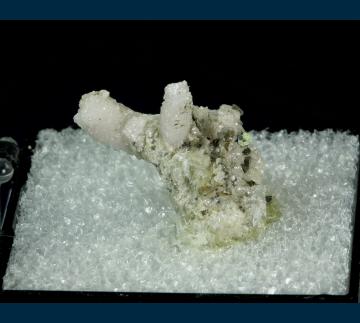 T-332 Dolomite and Chalcopyrite on Calcite from Picher Field, Tri-State District, Ottawa Co., Oklahoma, USA