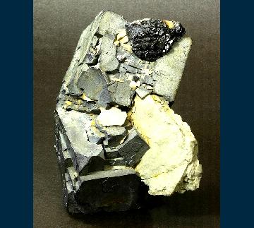 RG0811 Galena with Sphalerite from Treece, Tri-States District, Cherokee County, Kansas