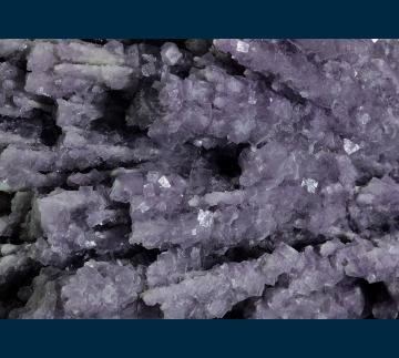 CCF1 Fluorite with Barite after Laumonite  from Moffat Tunnel, Cripple Creek District, Teller Co., Colorado, USA