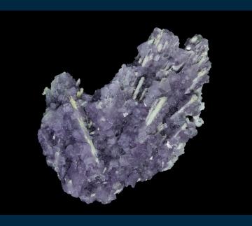 CCF3 Fluorite with Barite after Laumonite  from Moffat Tunnel, Cripple Creek District, Teller Co., Colorado, USA