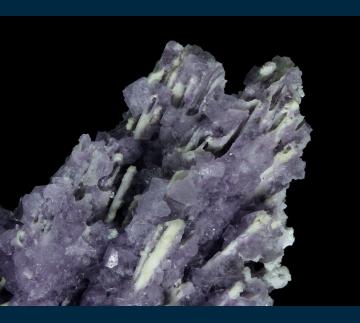 CCF3 Fluorite with Barite after Laumonite  from Moffat Tunnel, Cripple Creek District, Teller Co., Colorado, USA