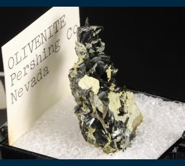 T-019 Olivenite from Majuba Hill Mine, Antelope District, Pershing Co., Nevada, USA