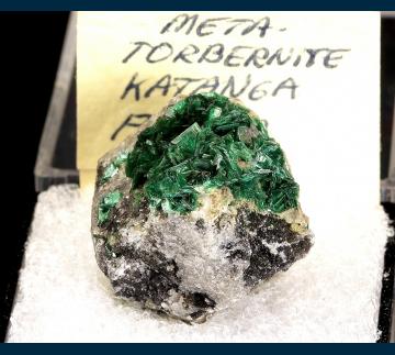 T-022 Metatorbernite from Katanga (Shaba), Democratic Republic of Congo (Zaïre)