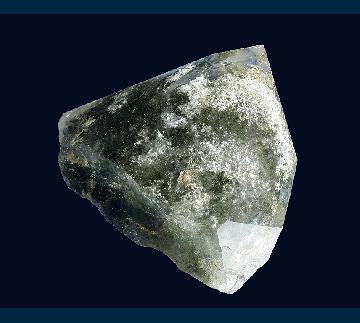 Q264 Quartz with Chlorite? phantom from Diamantina District, Jequitinhonha valley, Minas Gerais, Brazil
