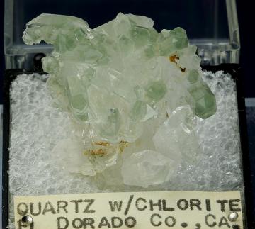T-222 Quartz with Chlorite inclusions from El Dorado Co., California, USA