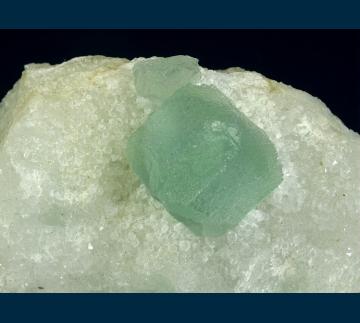 CES-02 Fluorite on Quartz from Xiefang Mine, Ruijin Co., Ganzhou Prefecture, Jiangxi Province, China 