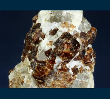 DM17-01 Grossular (var. Hessonite) in Quartz from Harts Range, Central Desert Region, Northern Territory, Australia