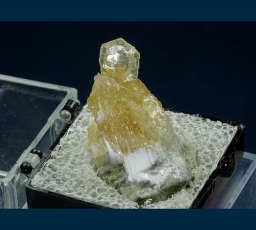 MMH-20 Calcite (pseudo Ulexite) with Ulexite from U.S. Borax Mine, Kramer Borate deposit, Boron, Kramer District, Kern Co., California, USA