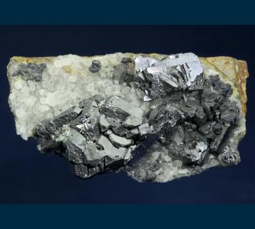 MMH-22 Galena (Argentiferous) with Quartz from Commodore Mine, Creede District, Creede, Mineral County, Colorado, USA