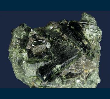MMH-30 Diopside with Titanite from Bradley Farr property, Diana Township, Lewis Co., New York, USA
