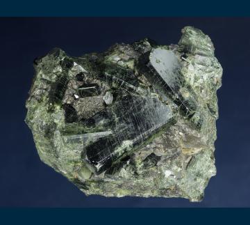 MMH-30 Diopside with Titanite from Bradley Farr property, Diana Township, Lewis Co., New York, USA