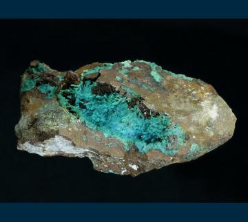 JL2-11 Chrysocolla (pseudo Brochantite) from Reward Mine, Russ District, Inyo Co., California, USA