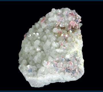 CRG-05 Fluorite and Rhodochrosite on Quartz from Wutong Mine (Wudong Mine), Liubao, Cangwu Co., Wuzhou Prefecture, Guangxi Zhuang A.R., China