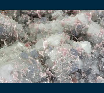 CRG-07 Fluorite and Rhodochrosite on Quartz from Wutong Mine (Wudong Mine), Liubao, Cangwu Co., Wuzhou Prefecture, Guangxi Zhuang A.R., China