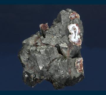UTH-25 Magnetite with Quartz (var. Chalcedony) from Iron Springs District (Three Peaks), Iron Co., Utah, USA