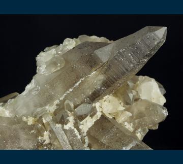 CL-13 Quartz (var. Smoky) with Hematite from Inyo Mts., Inyo Co,, California, USA