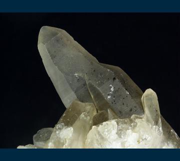 CL-13 Quartz (var. Smoky) with Hematite from Inyo Mts., Inyo Co,, California, USA