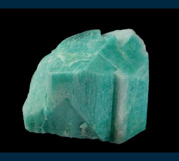 BG18-09 Microcline (var. Amazonite) twin from Smoky Hawk claim, Crystal Peak, Teller Co., Colorado, USA