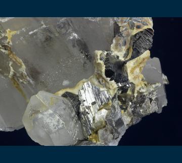 Q322 Quartz with Arsenopyrite from Yaogangxian Mine, Yizhang Co., Chenzhou Prefecture, Hunan, China
