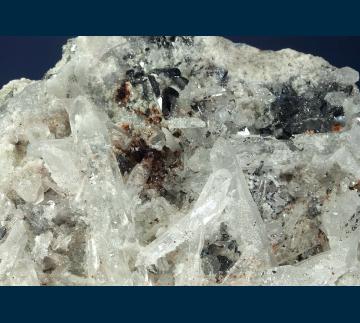 BG18-14 Hematite and Quartz from Veta Grande claim, Middle Camp-Oro Fino District, Dome Rock Mts, La Paz Co., Arizona, USA