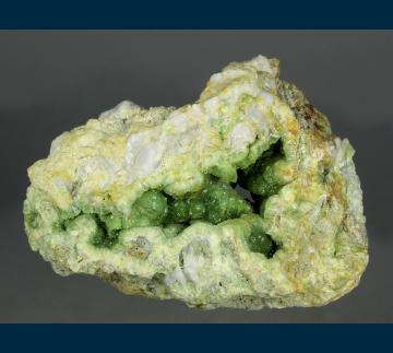 JC516 Wavellite from Slate Mountain Mine, Slate Mountain, El Dorado County, California, USA