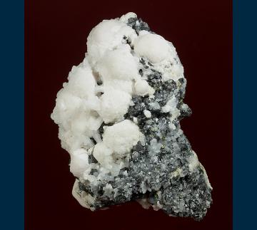 GR68 Rhodochrosite and Aragonite on Sphalerite, Pyrtite and Quartz from Madem-Lakko Mine, Stratoni operations, Chalkidiki Prefecture, Macedonia Department, Greece