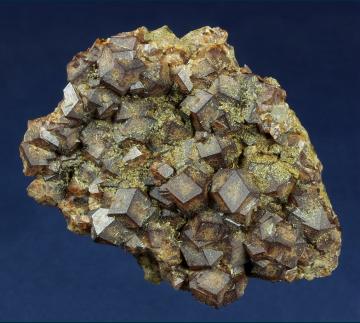 GR11 Andradite garnet with Hedenbergite from Serifos Island, Cyclade Islands, Kyklades Prefecture, Aegean Islands Department, Greece