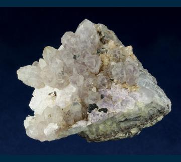 RG0941 Hematite on Quartz (v. Amethyst) from Ten Strike Mine, Aravaipa District, Cobre Grande Mountains, Graham County, Arizona, USA