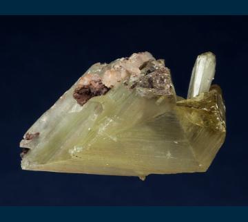 ELC0847 Cerussite ( V-twin ) from Mammoth-St. Anthony Mine, Mammoth District, Tiger, Pinal County, Arizona, USA