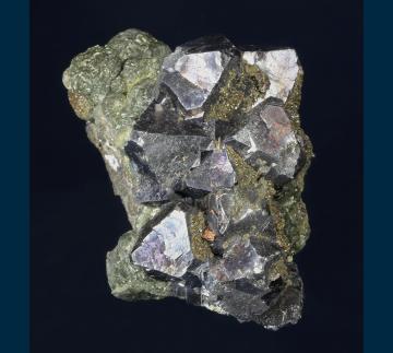 RG1248 Galena on Chalcopyrite from Sweetwater Mine, Viburnum Trend District, Ellington, Reynolds Co., Missouri, USA