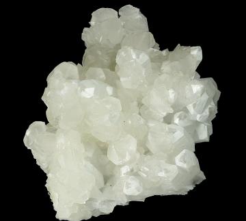 RG1292 Calcite on Quartz from Lechang Mine, Lechang Co., Shaoguan Prefecture, Guangdong Province, China