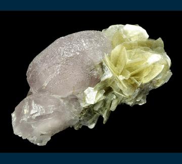 RG1295 Fluorapatite with Muscovite from Mt. Xuebaoding, Pingwu County, Mianyang Prefecture, Sichuan Province, China