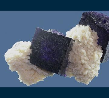 F029 Fluorite with Barite from Elmwood Mine, Middle Tennessee District, Carthage, Smith County, Tennessee, USA