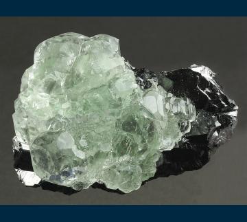 F275 Fluorite on Sphalerite from Naica Mine, Naica District, Municipio de Saucillo, Chihuahua, Mexico