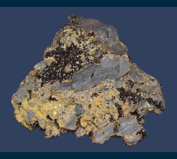 RG1348 Jarosite from Soureza Mines, Soureza area, Lavrion District Mines, Attika Prefecture, Greece