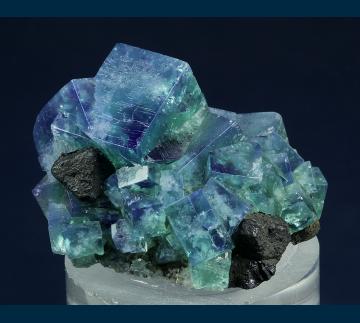 F097 Fluorite with Galena from Rogerley Mine, Frosterley, Weardale, County Durham, England