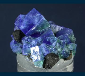 F097 Fluorite with Galena from Rogerley Mine, Frosterley, Weardale, County Durham, England