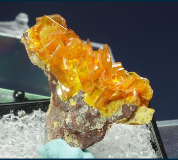 TN107 Wulfenite from Mammoth Mine, St. Anthony deposit, Tiger, Mammoth District, Pinal Co., Arizona, USA
