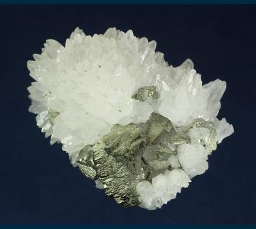 PE878 Pyrite with Calcite from Concepcion del Oro, Mun. de Concepcion del Oro, Zacatecas, Mexico