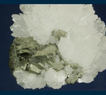 PE878 Pyrite with Calcite from Concepcion del Oro, Mun. de Concepcion del Oro, Zacatecas, Mexico