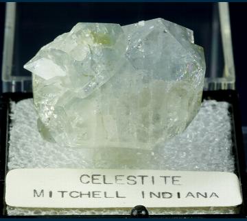 TN230 Celestine from Lehigh Portland Cement Co. Quarry, Mitchell, Lawrence Co., Indiana, USA