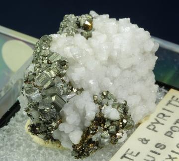 TN235 Calcite and Pyrite from San Luis Potosi, Mexico