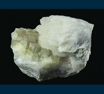 F404 Fluorite on Quartz with Chalcedony from El Portezuelo, Sierra de Ascasti, Catamarca Province, Argentina