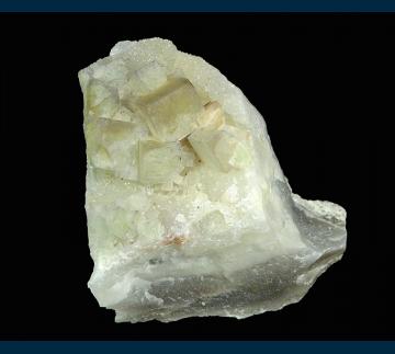 F404-1 Fluorite on Quartz with Chalcedony from El Portezuelo, Sierra de Ascasti, Catamarca Province, Argentina