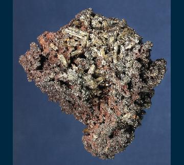 RG0851 Vanadinite ( var. Endlichite ) from Erupcion/Ahumada Mine, Los Lamentos District, Sierra de Los Lamentos, Municipio de Ahumada, Chihuahua, Mexico