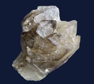 Q112 Quartz ( var. Smoky ) from Krystal Tips Mine, Petersen Mtn., Hallelujah Junction, Washoe County, Nevada, USA