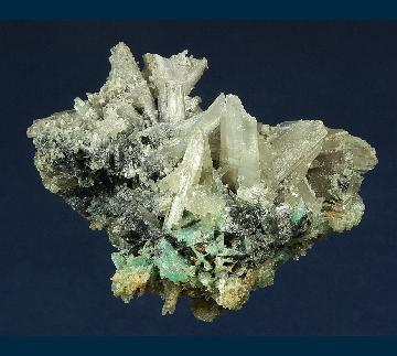 RG0850 Cerussite with Aurichalcite from Mammoth-St. Anthony Mine, Mammoth District, Tiger, Pinal County, Arizona, USA