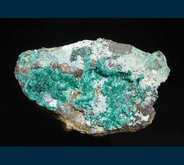 RAY-03 Dioptase  from Ray Mine, Ray District, near Kearney, Dripping Springs Mts., Pinal County, Arizona, USA