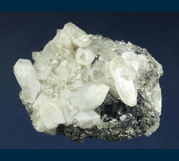 AGB-417 Cassiterite on Quartz from Durango, Mexico