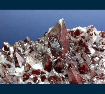 PE1266 Calcite with Hematite from Santa Eulalia District, Mun. de Aquiles Serdan, Chihuahua, Mexico